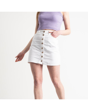 0110-811 Arox юбка на пуговицах белая котоновая (3 ед. размеры: 36.38.40)