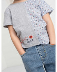 1048 футболка детская серая на девочку 1.5-3,5 года (3 ед. размеры:86.92.96 ): артикул 1121525
