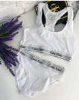 1037-2 белое спортивное женское белье (4 ед. размеры: S.M.L.XL): артикул 1121790