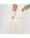 15900-10 БЕЛЫЙ спортивный костюм велюровый детский на 4-12 лет (6 ед.размеры на бирке: 2.4.6.8.10.12): артикул 1132826