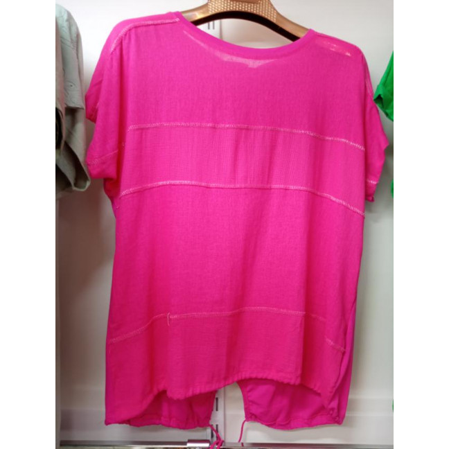 35659-4* розовая женская футболка (лён, 4 ед. размеры батал: 3XL. 4XL. 5XL. 6XL) выдача на следующий день Футболка: артикул 1145217