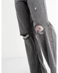 21469 YMR джинсы-клеш серые котоновые (7 ед. размеры:34.36.38/2.40/2.42): артикул 1122319