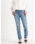 0059 Jushioumfiva джинсы женские голубые котоновые ( 6 ед. размеры: 25.26.27.28.29.30): артикул 1118820