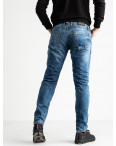 0587 Da Mario джинсы мужские синие стрейчевые (7 ед. размеры: 29.31.32.32.33.34.36): артикул 1117869