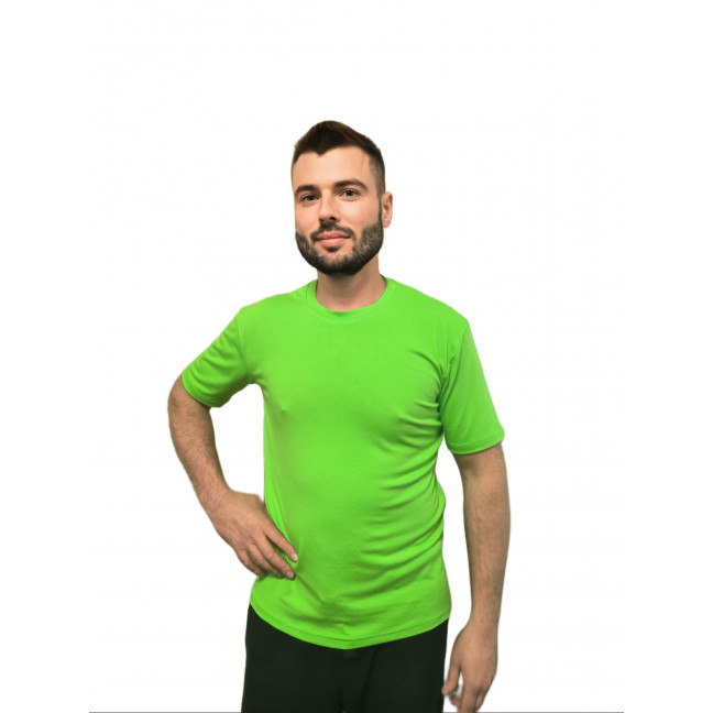 9980-705 салатовая мужская футболка (стрейч-коттон, 5 ед. размеры норма: S. M. L. XL. 2XL) Футболка: артикул 1146950