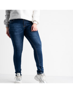 0803 Fashion jeans джинсы батальные женские синие стрейчевые (6 ед. размеры: 30.31.32.33.34.36)