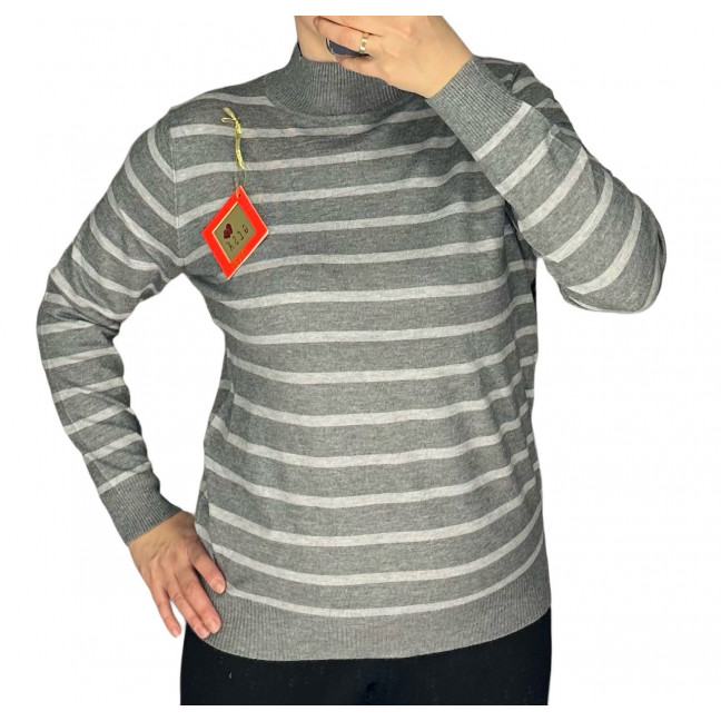 24002-6* серый женский свитер (5 ед. один универсальный размер: 46-50) выдача на следующий день LeVisha: артикул 1143564