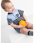 17063 Emotion Kids синий комплект (комбинезон+шапочка) на мальчика 1-9 мес.(6 ед. размеры: 62.62.68.68.74.74): артикул 1118189