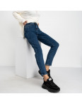5020 New Jeans мом женский синий стрейчевый (6 ед. размеры: 25.26.27.28.29.30): артикул 1123625