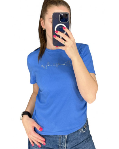 27064-42 голубая женская футболка (LEVISHA, 3 ед. размеры норма: 42. 44. 46) LeVisha
