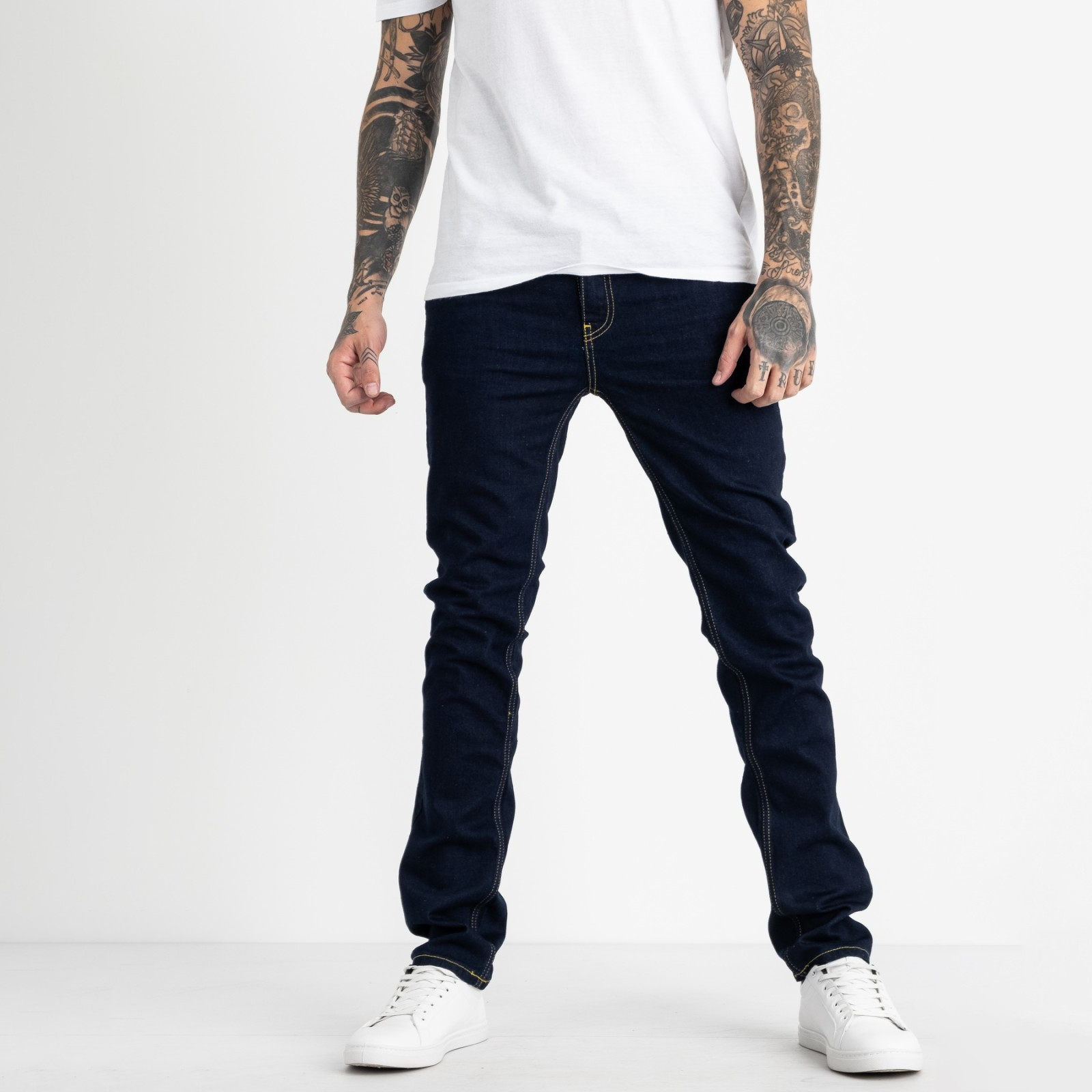 1940-2 Nescoly джинсы мужские синие стрейчевые (7 ед. размеры: 32.34/2.36/3.38)