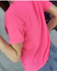 2056-3 футболка розовая женская с принтом (5 ед. размеры: 42.44.46.48.50): артикул 1122377