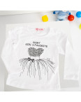 1220 детская футболка на девочку 2-8 лет микс 5-ти моделей (20 ед. без выбора модели): артикул 1119125