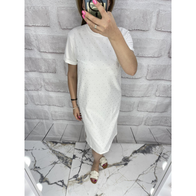 4792-10* белое женское платье (коттон 100%, 3 ед. размеры норма: S. M. L) выдача на следующий день Платье: артикул 1146716