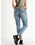 2229-B-703 A.N.G джинсы полубатальные женские голубые стрейчевые (6 ед. размеры: 28.29.30.31.32.33): артикул 1118816