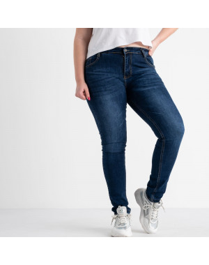 0602 Fashion Jeans джинсы батальные синие стрейчевые ( 6 ед. размеры: 31.32.33.34.36.38)