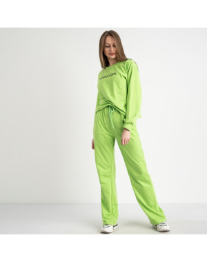 7807-4 M&C спортивный костюм женский зеленый (3 ед. размеры: универсал S-L )