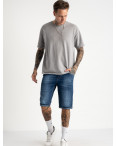 2219 Dsouaviet джинсовые шорты мужские голубые стрейчевые ( 8 ед. размеры: 29.30.31.32.33.34.36.38) : артикул 1121664