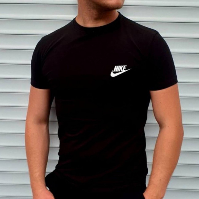 20605-1 черная мужская футболка с принтом (турецкий трикотаж, 5 ед. размеры норма: M. L. XL. 2XL. 3XL) Футболка: артикул 1135933