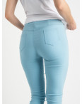 8039-9 Yimeite светло-голубые брюки полубатальные женские стрейчевые (6 ед. размеры: 28.29.30.31.32.33): артикул 1121609