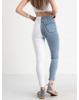 2170 YMR джинсы двухцветные женские стрейчевые (8 ед. размеры:34.36/2.38/2.40/2.42): артикул 1122311