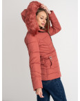 0906-5 кирпичная куртка женская на синтепоне (4 ед. размеры: L.XL.2XL.3XL): артикул 1123510
