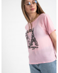 2056-33 футболка розовая женская с принтом (5 ед. размеры: 42.44.46.48.50): артикул 1122379