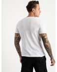 2626-10 белая футболка мужская с принтом (4 ед. размеры: M.L.XL.2XL): артикул 1121092