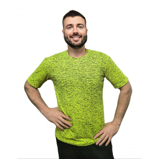 9980-885 салатовая мужская футболка (стрейч-коттон, 5 ед. размеры норма: S. M. L. XL. 2XL) Футболка: артикул 1146951