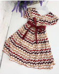0007-95 платье микс 2-х цветов на девочку 1-4 года (3 ед. размеры: 80.92.104): артикул 1121811