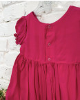 0264-3 платье малиновое на девочку 1-3 года (3 ед. размеры : 80.92.104): артикул 1121515