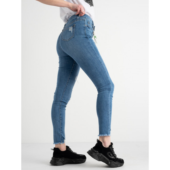 0647-6 / голубые женские джинсы (New Jeans, стрейчевые,  6ед. размеры норма: 25, 25, 28, 28, 29, 29) New Jeans: артикул 1161086