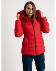 0906-3 красная куртка женская на синтепоне (4 ед. размеры: L.XL.2XL.3XL): артикул 1123507