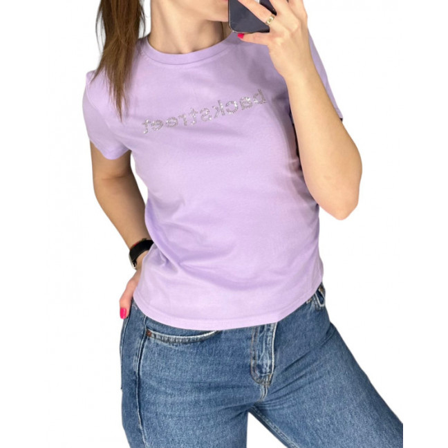 27065-24* сиреневая женская футболка (LEVISHA, 3 ед. размеры норма: 42. 44. 46) выдача на следующий день LeVisha: артикул 1144182