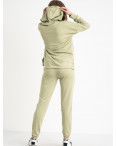 15115-21 Yola оливковый женский спортивный костюм из двунитки  (4 ед. размеры: S.M.L.XL): артикул 1121203