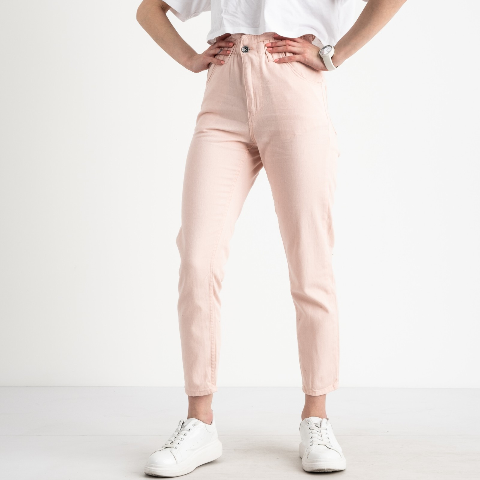 0284-2 Newourcer джинсы женские розовые стрейчевые ( 6 ед. размеры: 26.27.28.29.30.31)