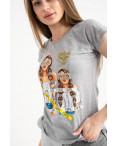 2499-1 футболка женская микс 5-ти моделей и цветов без выбора цветов (20 ед. размеры: S/5.M/5.L/5.XL/5): артикул 1122472