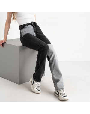 0760 Ponza джинсы двухцветные серые с черным котоновые (7 ед. размеры:34/2.36/2.38/2.40)
