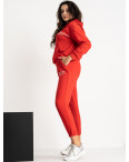 15225-7 Mishely красный женский спортивный костюм из двунитки (4 ед. размеры: S.M.L.XL): артикул 1119948