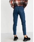 5021 New Jeans мом женский синий стрейчевый (6 ед. размеры: 25.26.27.28.29.30): артикул 1123624