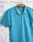 2690-2 бирюзовая рубашка поло мужская (4 ед. размеры: M.L.XL.XXL): артикул 1122527