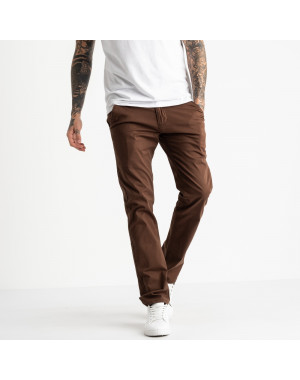5768 LS брюки мужские темно-коричневые стрейчевые (7 ед. размеры: 28.29.30.31.32.33.34)