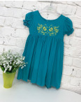 0264-1 платье бирюзовое на девочку 1-3 года (3 ед. размеры: 80.92.104): артикул 1121513
