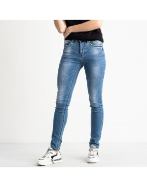 8352 Vanver джинсы женские полубатальные голубые стрейчевые (6 ед. размеры: 28.29.30.31.32.33)