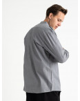 1979 Bertigo светло-серая рубашка мужская в полоску (5 ед. размеры: S.M.L.XL.2XL): артикул 1119338