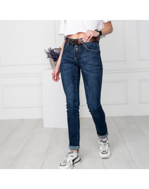 8065 OK&OK джинсы женские синие стрейчевые (6 ед. размеры: 25.26.27.28.29.30)