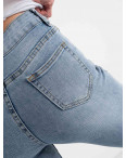 0629 New Jeans американка голубая стрейчевая  (6 ед. размеры: 25.26.27.28.29.30): артикул 1117674