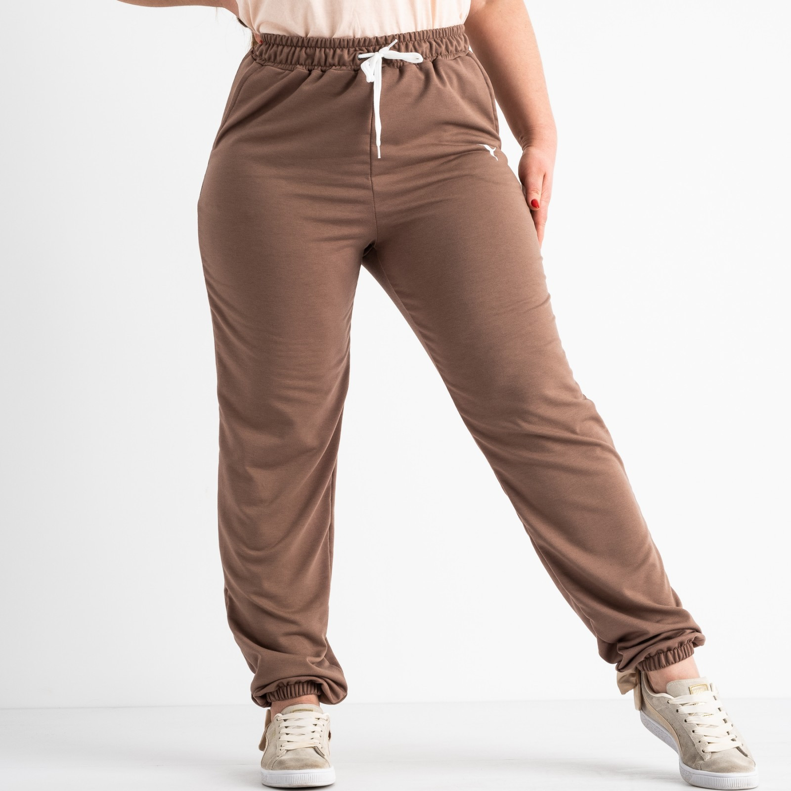 1487-3 МОККО Yola брюки женские спортивные батальные стрейчевые (4 ед. размеры: 50.52.54.56)