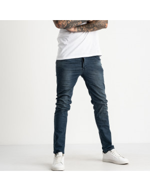 0911 Jack Kevin джинсы синие полубатальные мужские стрейчевые ( 8 ед. размеры: 32.33.34/2.36/2.38.40)