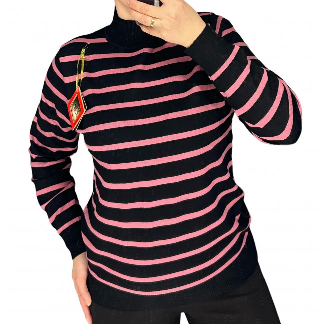 24002-4* розовый женский свитер (5 ед. один универсальный размер: 46-50) выдача на следующий день LeVisha: артикул 1143562